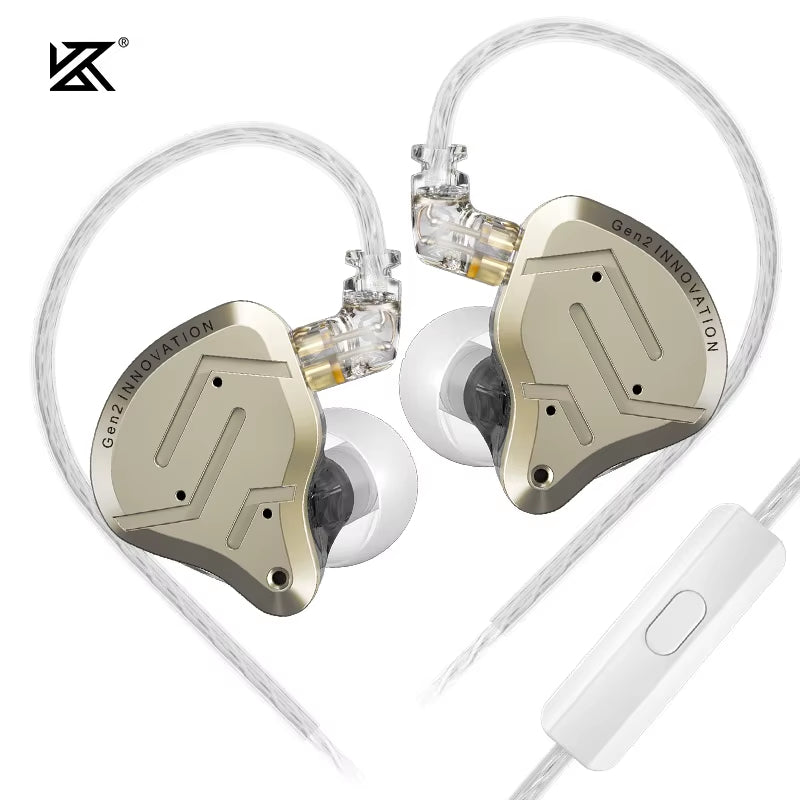 ZSN Pro 2 Hybrid Drive 1BA+1DD in Ear Metal Earphones HIFI Bass Headset Monitor Earbuds Sport Noise Cancelling Headphone