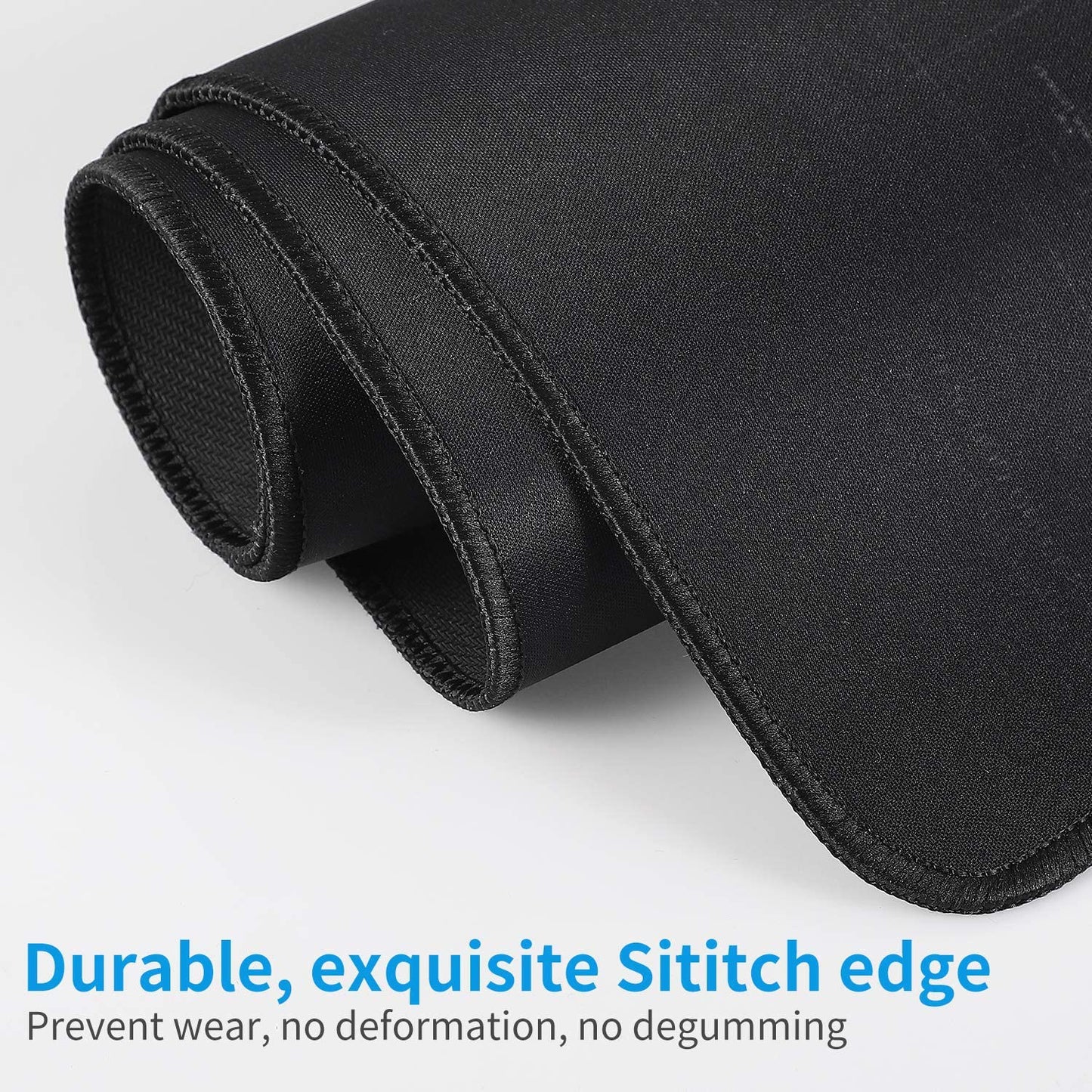 Extra Large Gaming Mouse Pad - 31.5"x11.8" - Non-Slip, Waterproof, Foldable - Ideal for Home, Office & Desktop - Sleek Black Design for Gamers