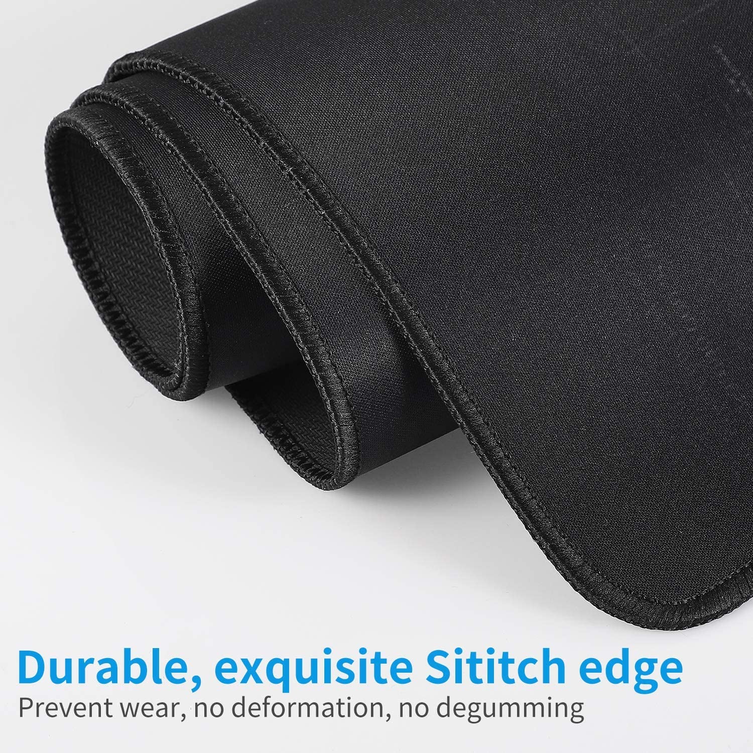 Extra Large Gaming Mouse Pad - 31.5"x11.8" - Non-Slip, Waterproof, Foldable - Ideal for Home, Office & Desktop - Sleek Black Design for Gamers