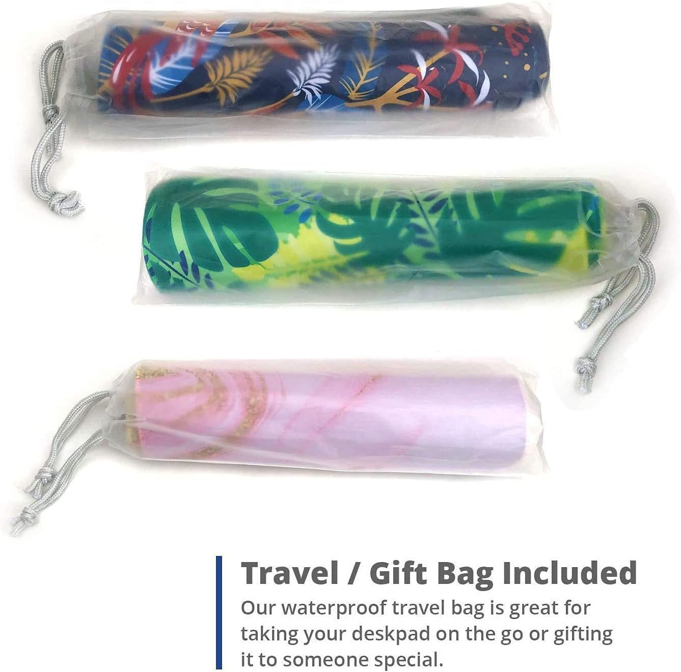 Chic French Koko XL Mouse Pad - Stylish Extended Desk Mat in Adorable Pink & Green Cactus Design for Home, School, and Office - Perfect Gift for Women and Girls