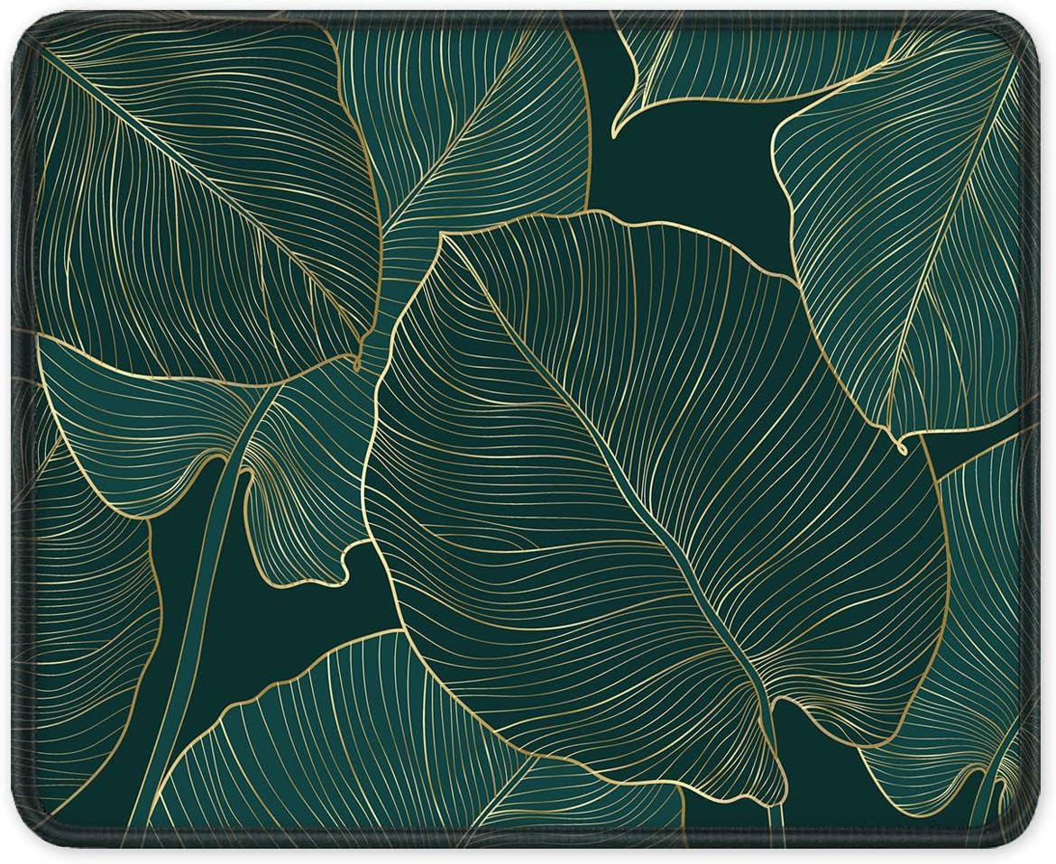 ITNRSIIET Premium Mouse Pad - Non-Slip Rubber Base, Waterproof & Washable, Precision Smooth Texture, Stitched Edge - Stylish 10.2"x8.3" Palm Design