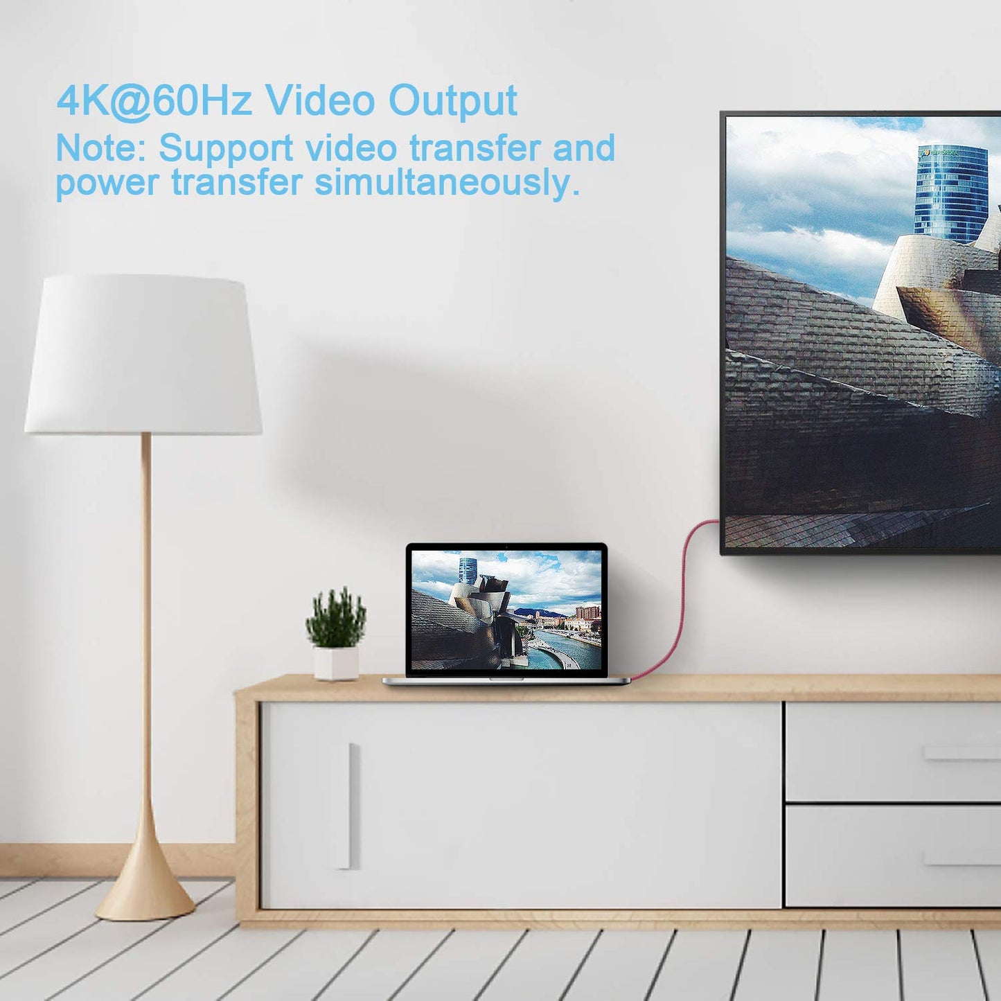 Fasgear 1.6Ft USB C to USB C Cable - 100W Fast Charging, 10Gbps USB 3.1 Gen 2, 5A Power Delivery, E-Marker Chip - Compatible with Macbook, Galaxy S21, iPad Air, Pixel 5/4/XL, Red