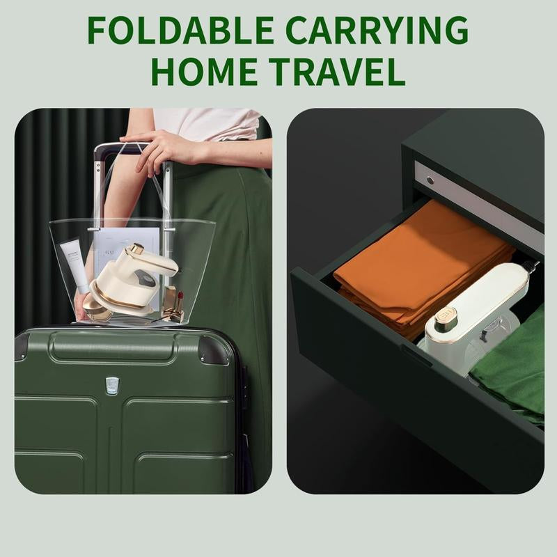Portable Handheld Garment Steamer,Foldable Wet & Dry Use Steamlron,Household Folding Clothes Steamer for Home & Travel