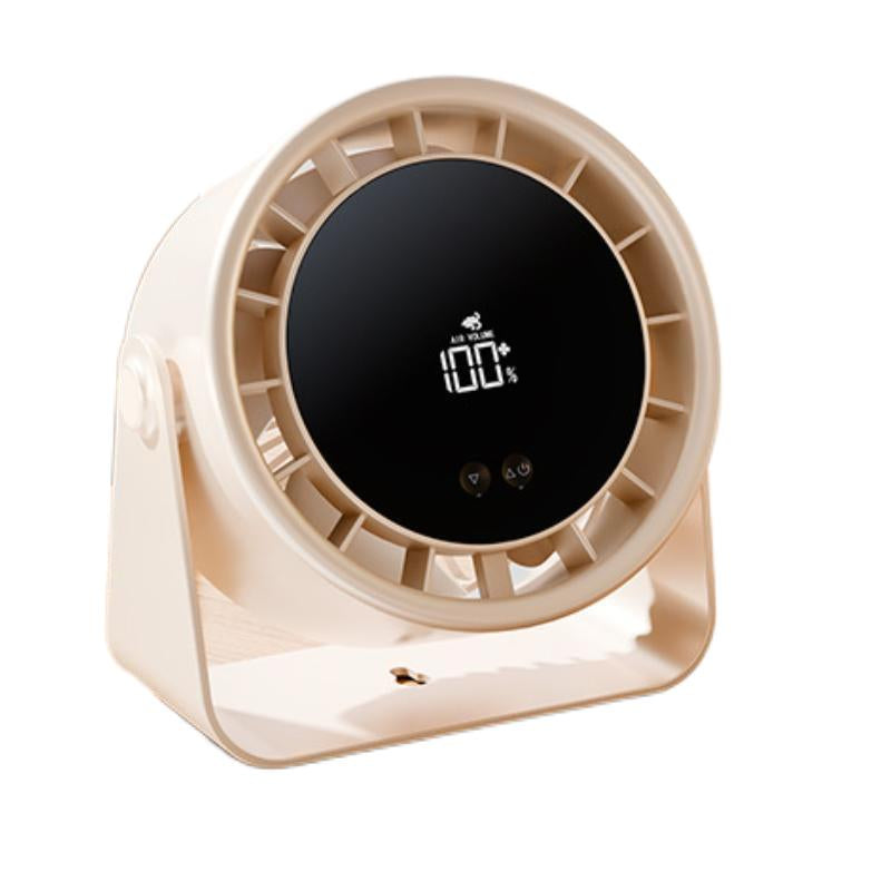 Turbo Desk Fan with USB Charging - High-Speed Air Circulation, Quiet & Portable for Home, Office, Kitchen