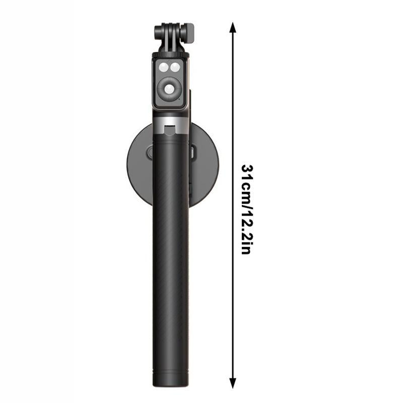 Multifunctional Selfie Stick, USB Rechargeable Retractable Phone Tripod with Dual Beauty Fill Lights, Selfie Stick with BT Remote Control for Live Streaming, Smartphone Cellphone Vlogging Kit