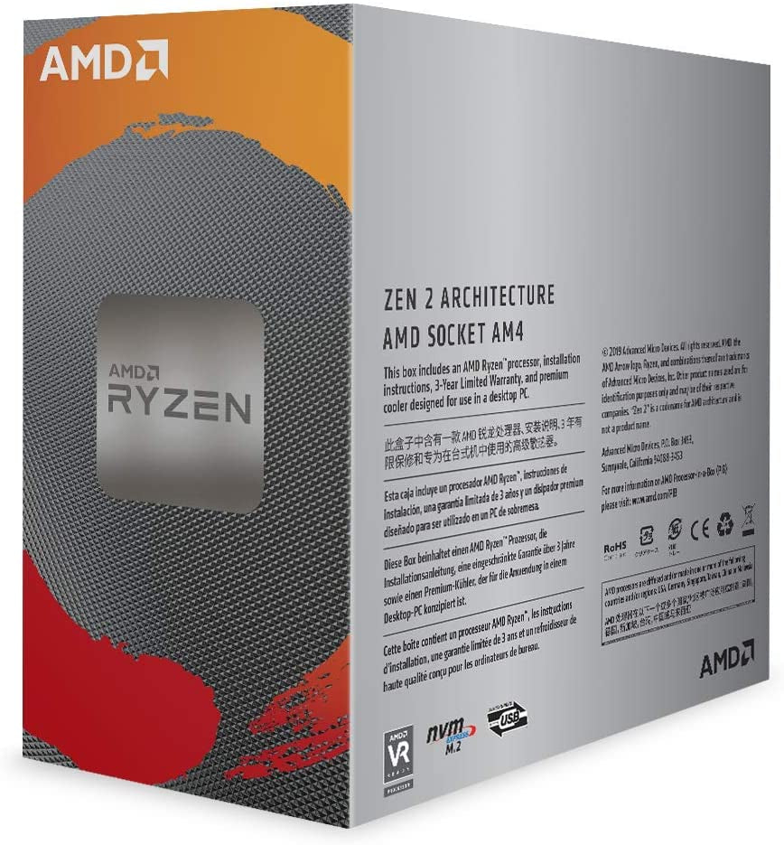 AMD Ryzen 5 3600 6-Core Unlocked Processor with Wraith Stealth Cooler - Power Up Your Gaming and Productivity!