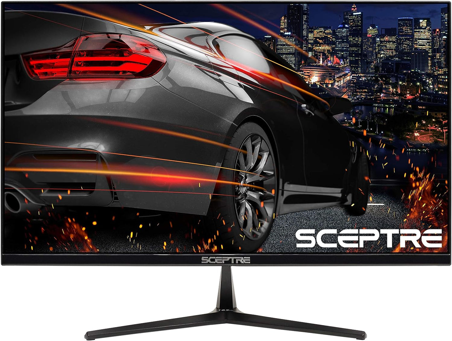 Sceptre E255B-1658A 25" FHD 1080P 165Hz 144Hz 1Ms AMD Freesync Gaming LED Monitor 2X HDMI 2.0 1X Displayport RTS FPS Build-In Speakers, Machine Black, Metallic Black