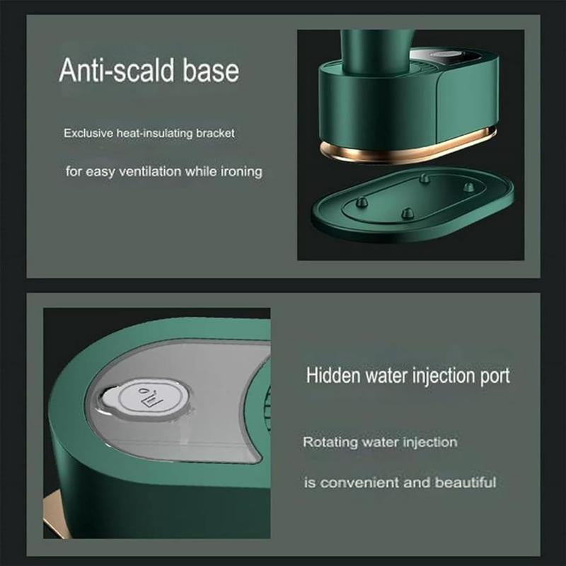 Portable Handheld Garment Steamer,Foldable Wet & Dry Use Steamlron,Household Folding Clothes Steamer for Home & Travel