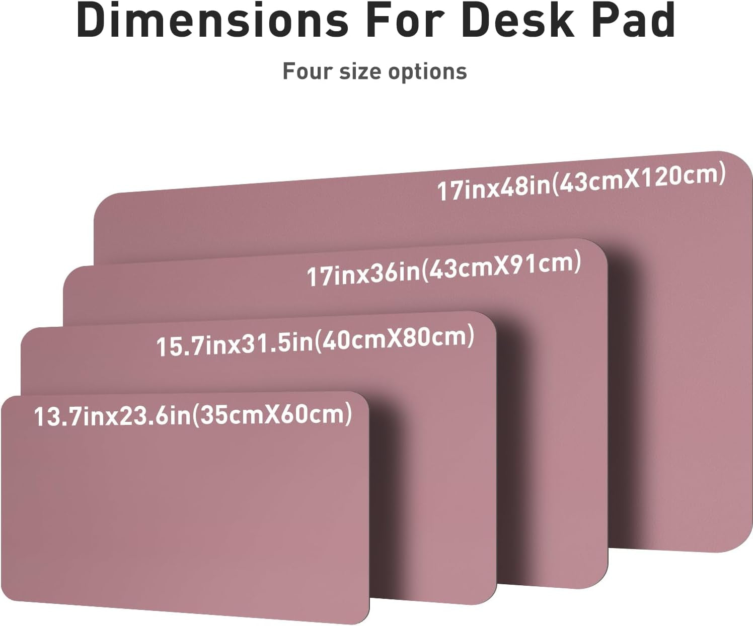 Elevate Your Workspace with a Chic Dark Pink Leather Desk Pad - Non-Slip, Waterproof & Perfectly Versatile (23.6" x 13.7")