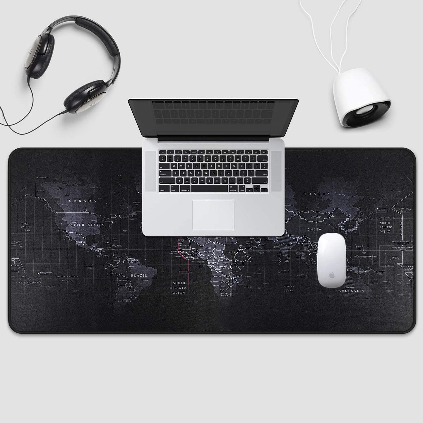 Extra Large Gaming Mouse Pad - 31.5"x11.8" - Non-Slip, Waterproof, Foldable - Ideal for Home, Office & Desktop - Sleek Black Design for Gamers