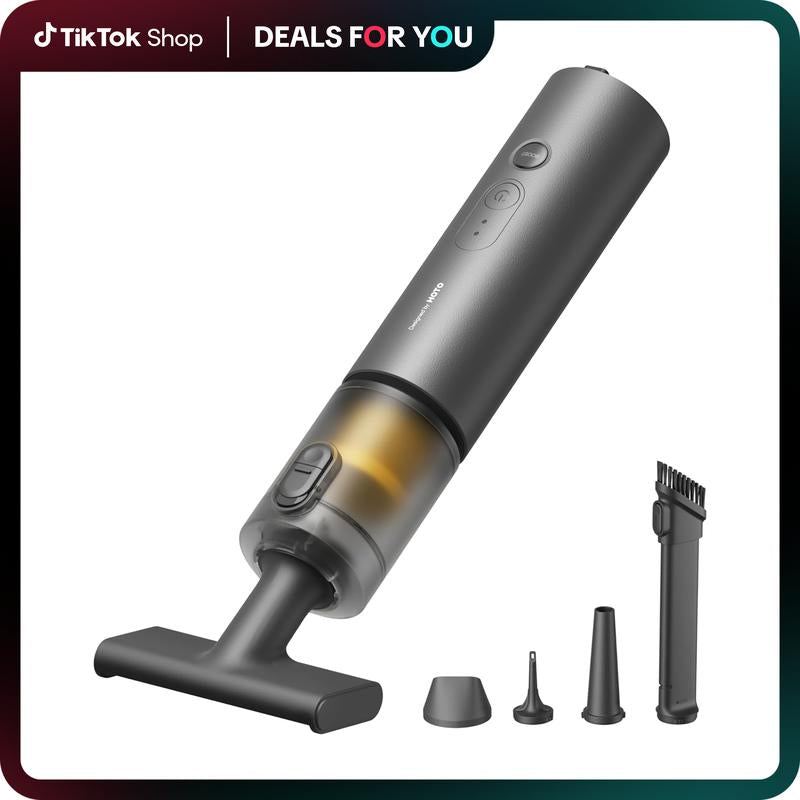 【Deals for You Days】Hoto Handheld Car Vacuum Cleaner Cordless 4-In-1 Portable Mini with 20000Pa Strong Suction Electric Compressed Air Duster Blower for Car Desk Computer Keyboard Home Office Cleaning