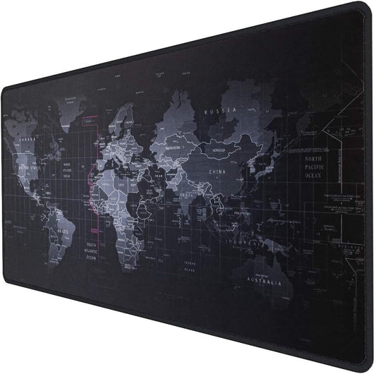 Extra Large Gaming Mouse Pad - 31.5"x11.8" - Non-Slip, Waterproof, Foldable - Ideal for Home, Office & Desktop - Sleek Black Design for Gamers