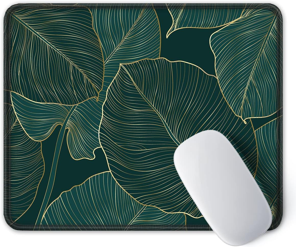 ITNRSIIET Premium Mouse Pad - Non-Slip Rubber Base, Waterproof & Washable, Precision Smooth Texture, Stitched Edge - Stylish 10.2"x8.3" Palm Design