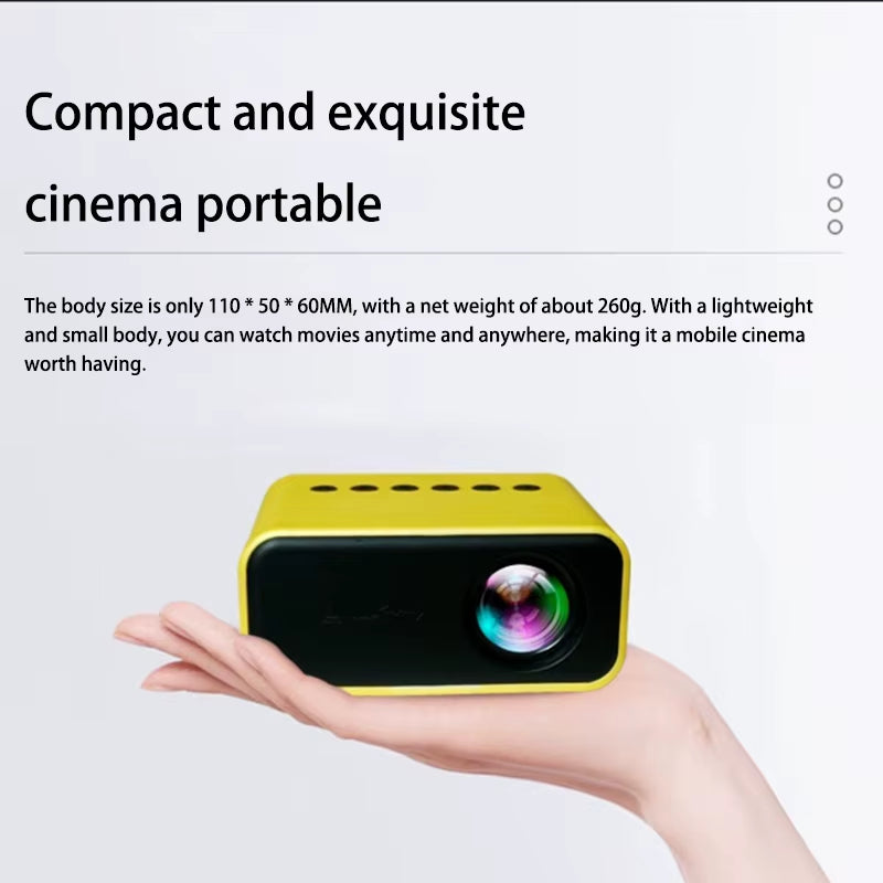 Xiaomi Mini Projector - Ultra Portable 8K HD Home Entertainment for Gaming and Movies