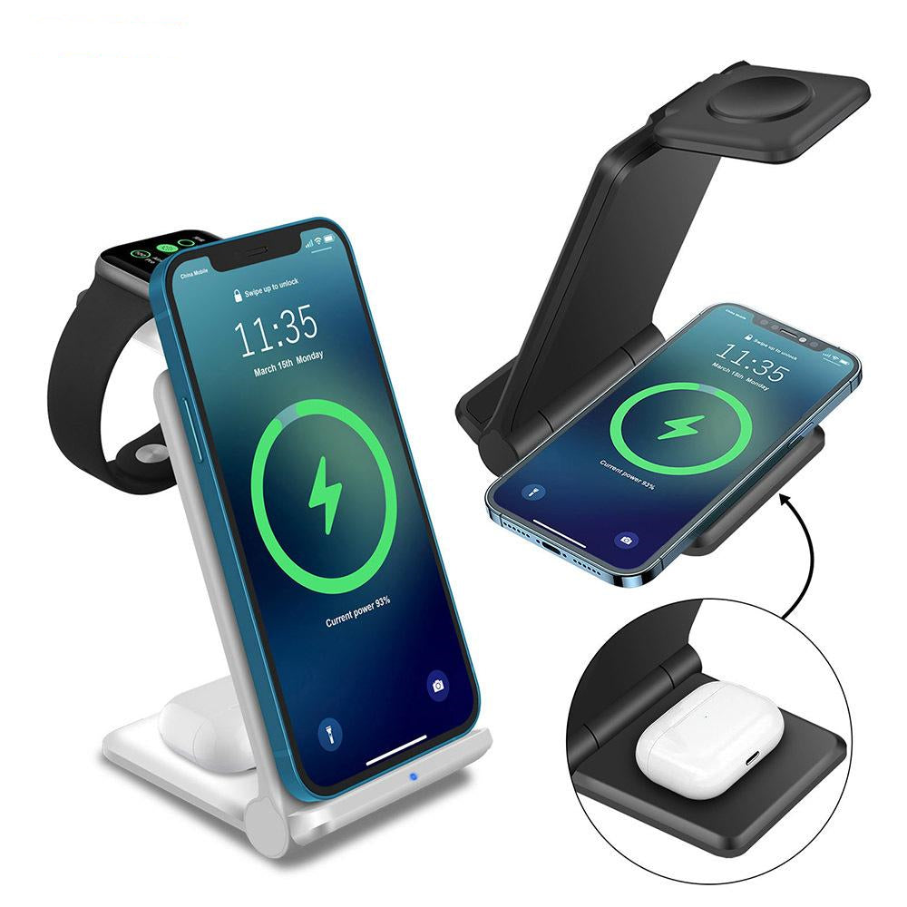 Ultimate 3-in-1 Wireless Charging Station - Fast Charging Stand for All Your Devices