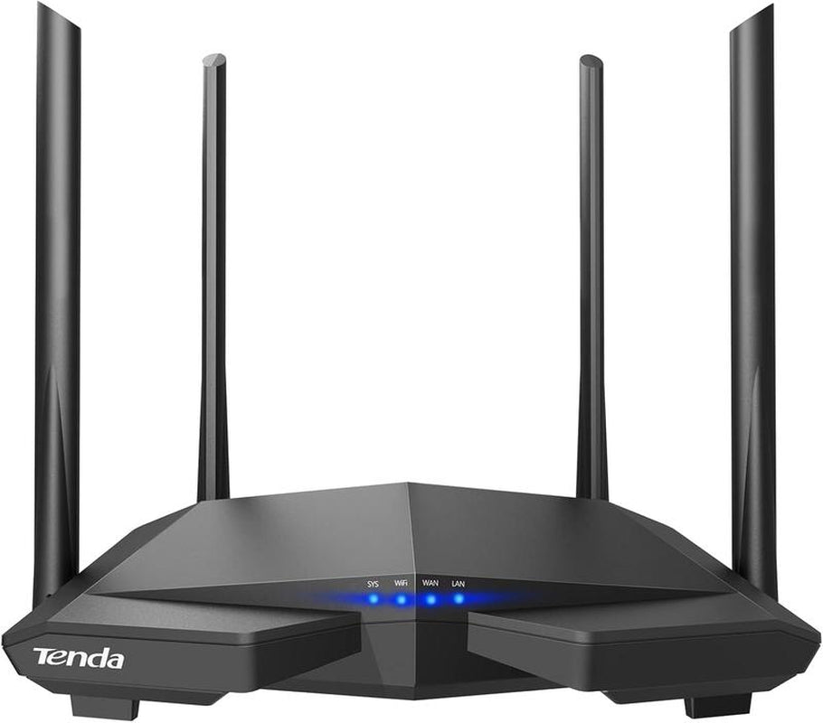 Tenda AC1200 Smart Wifi Gaming Router, High Speed Dual Band Wireless Internet Router for Home with Smart APP, 4 X 100 Mbps Fast Ethernet Ports, Easy Setup -Supports Guest Wifi, Access Point Mode, Ipv6 and Parental Controls(Ac6)