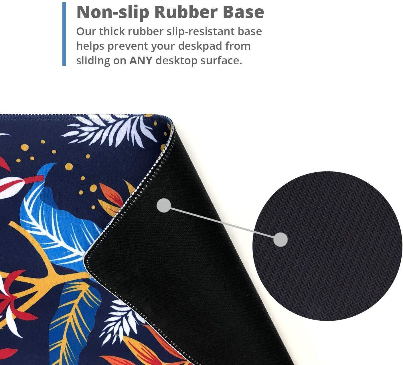 Chic French Koko XL Mouse Pad - Stylish Extended Desk Mat in Adorable Pink & Green Cactus Design for Home, School, and Office - Perfect Gift for Women and Girls