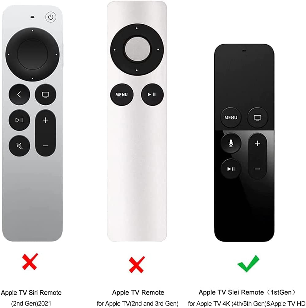 Stylish Akwox Rose Red Siri Remote Case with Lanyard for Apple TV (4th/5th Gen) - Ultimate Protection & Convenience!