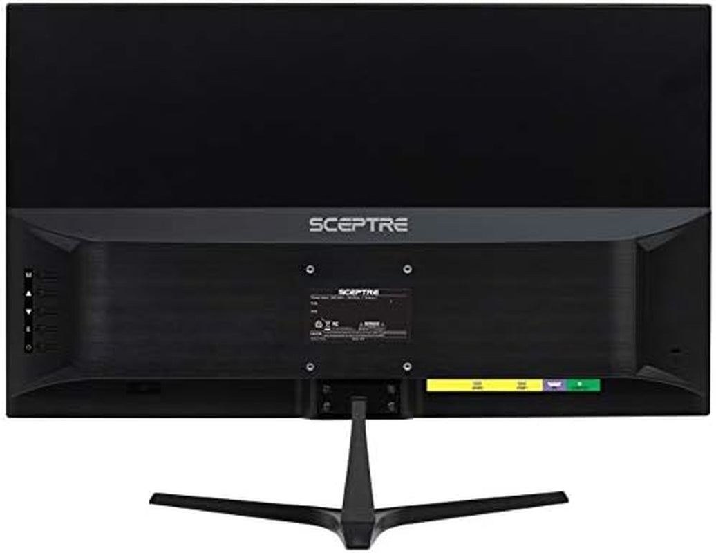 Sceptre E255B-1658A 25" FHD 1080P 165Hz 144Hz 1Ms AMD Freesync Gaming LED Monitor 2X HDMI 2.0 1X Displayport RTS FPS Build-In Speakers, Machine Black, Metallic Black